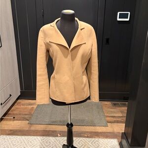 Vintage Carole Little Camel 100% Wool Jacket Blazer